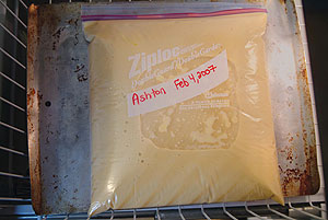 colostrum freezing